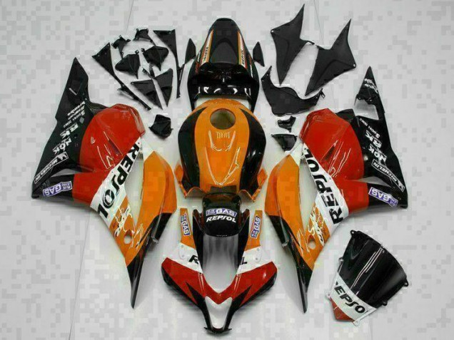 Naranja Repsol Carenado Moto Honda CBR 600 RR 09-12 Naranja Repsol Carenado Moto Honda CBR 600 RR 09-12