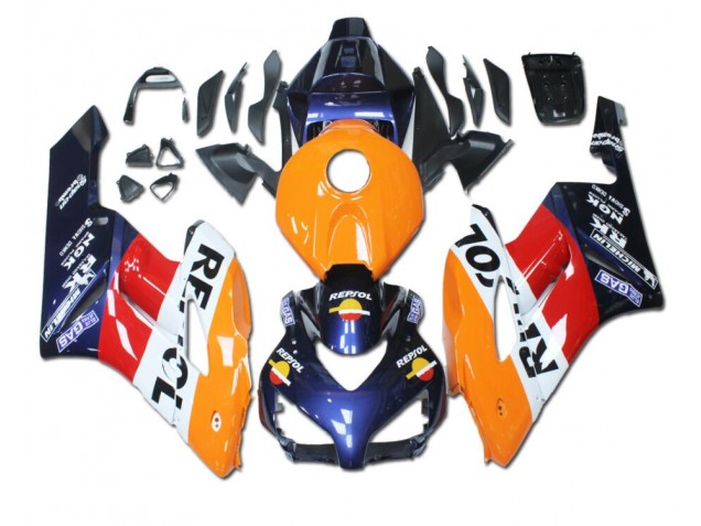 Naranja Rojo Azul Repsol Carenado Moto Honda CBR 1000 RR 04-05 Naranja Rojo Azul Repsol Carenado Moto Honda CBR 1000 RR 04-05