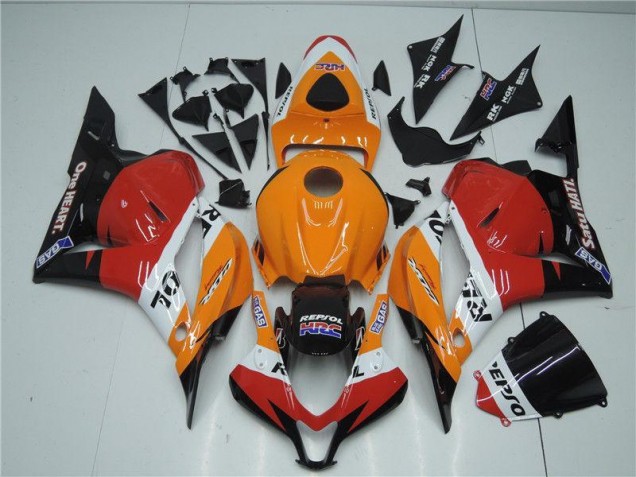Naranja Rojo Negro Repsol Carenado Moto Honda CBR 600 RR 09-12