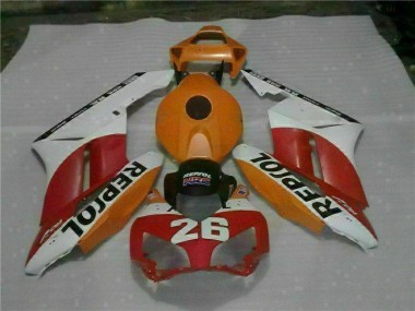 Naranja Rojo Repsol 26 Carenado Moto Honda CBR 1000 RR 04-05