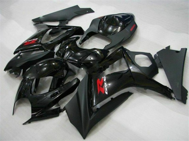 Negro ABS Carenado Motocicleta Suzuki GSXR 1000 K7 07-08 Negro ABS Carenado Motocicleta Suzuki GSXR 1000 K7 07-08