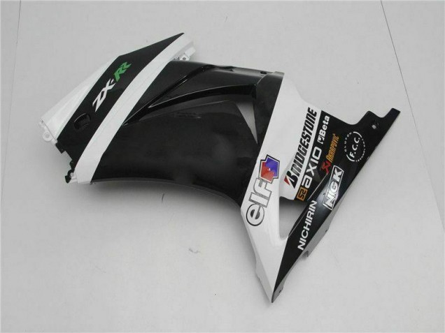 Negro ABS Moto Plástica Kawasaki EX250 08-12 Negro ABS Moto Plástica Kawasaki EX250 08-12