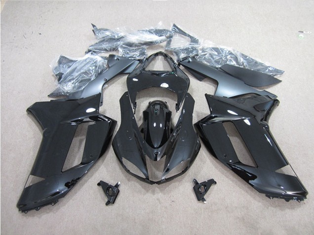 Negro ABS Moto Plástico Kawasaki ZX6R 07-08 Negro ABS Moto Plástico Kawasaki ZX6R 07-08