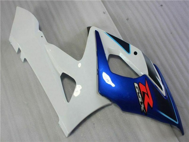 Negro Azul Blanco Carenado Moto Suzuki GSXR 1000 K5 05-06 Negro Azul Blanco Carenado Moto Suzuki GSXR 1000 K5 05-06