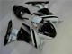 Negro Blanco 3M Touch4 Inyección Kit Carenado Moto Kawasaki ZX6R 09-12 Negro Blanco 3M Touch4 Inyección Kit Carenado Moto Kawasaki ZX6R 09-12