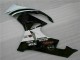 Negro Blanco 3M Touch4 Inyección Kits Carenado Moto Kawasaki ZX6R 09-12 Negro Blanco 3M Touch4 Inyección Kits Carenado Moto Kawasaki ZX6R 09-12