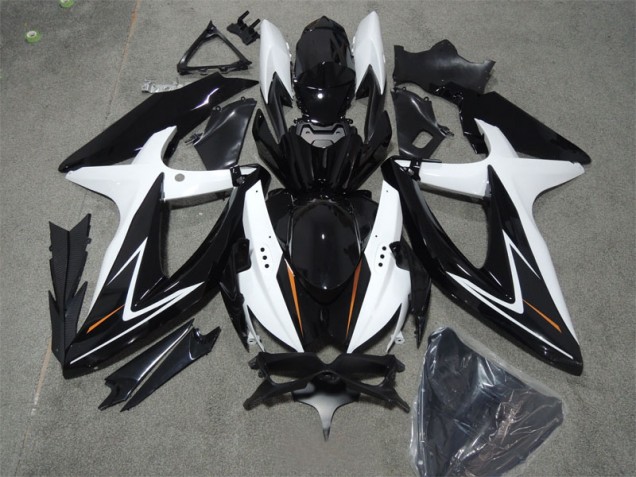 Negro Blanco ABS Kits Carenado Moto Suzuki GSXR 600 K8 08-10 Negro Blanco ABS Kits Carenado Moto Suzuki GSXR 600 K8 08-10