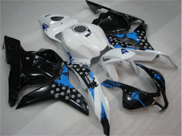 Negro Blanco Azul Carenado Moto Honda CBR 600 RR 09-12 Negro Blanco Azul Carenado Moto Honda CBR 600 RR 09-12