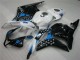 Negro Blanco Azul Carenado Moto Honda CBR 600 RR 09-12 Negro Blanco Azul Carenado Moto Honda CBR 600 RR 09-12