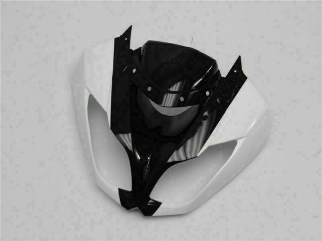 Negro Blanco Carenado Moto Kawasaki ZX6R 09-12 Negro Blanco Carenado Moto Kawasaki ZX6R 09-12