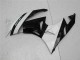 Negro Blanco Carenado Moto Kawasaki ZX6R 09-12 Negro Blanco Carenado Moto Kawasaki ZX6R 09-12