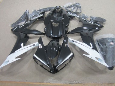 Negro Blanco Carenado Moto Yamaha R1 04-06