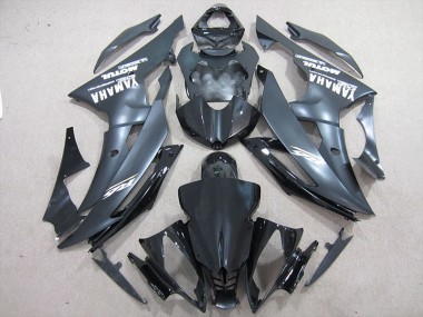 Negro Blanco Carenado Moto Yamaha R6 08-16