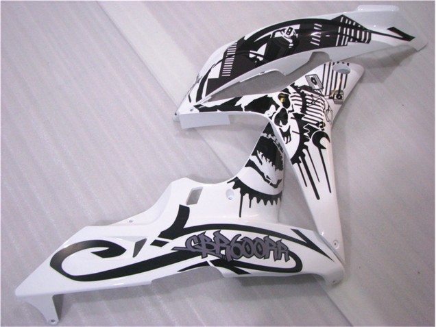 Negro Blanco Carrocería Motocicletas Honda CBR 600 RR 07-08 Negro Blanco Carrocería Motocicletas Honda CBR 600 RR 07-08