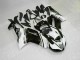 Negro Blanco Carrocería Motocicletas Kawasaki ZX6R 07-08