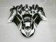 Negro Blanco Carrocería Motocicletas Kawasaki ZX6R 07-08