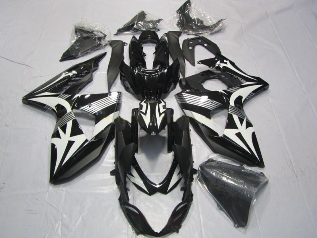 Negro Blanco Kit Carenado ABS Completo Suzuki GSXR 1000 K9 09-16 Negro Blanco Kit Carenado ABS Completo Suzuki GSXR 1000 K9 09-16