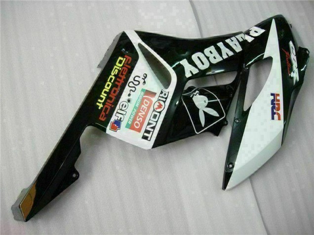 Negro Blanco Kit Carenado Moto Honda CBR 1000 RR 04-05 Negro Blanco Kit Carenado Moto Honda CBR 1000 RR 04-05