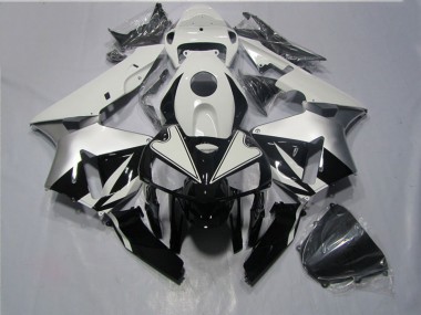 Negro Blanco Kit Completo Carenado Moto Honda CBR 600 RR 05-06