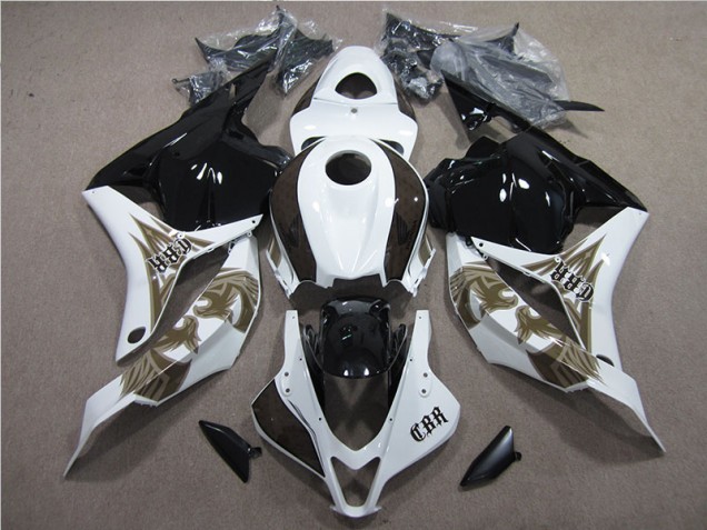 Negro Blanco Kits Completo Carenado Moto Honda CBR 600 RR 09-12 Negro Blanco Kits Completo Carenado Moto Honda CBR 600 RR 09-12