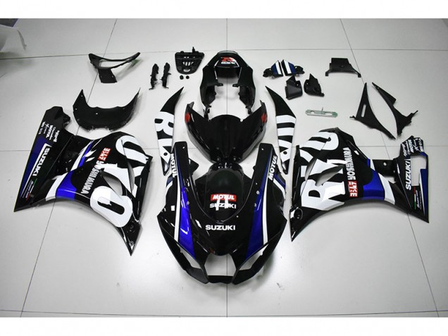 Negro Blanco Motul Carenado Moto Suzuki GSXR 1000 17-23 Negro Blanco Motul Carenado Moto Suzuki GSXR 1000 17-23
