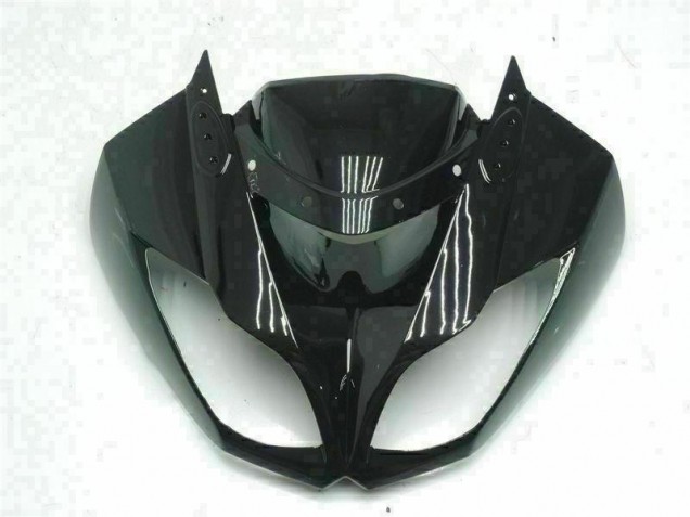 Negro Blanco Ninja 636 Carenado Moto Kawasaki ZX6R 09-12 Negro Blanco Ninja 636 Carenado Moto Kawasaki ZX6R 09-12
