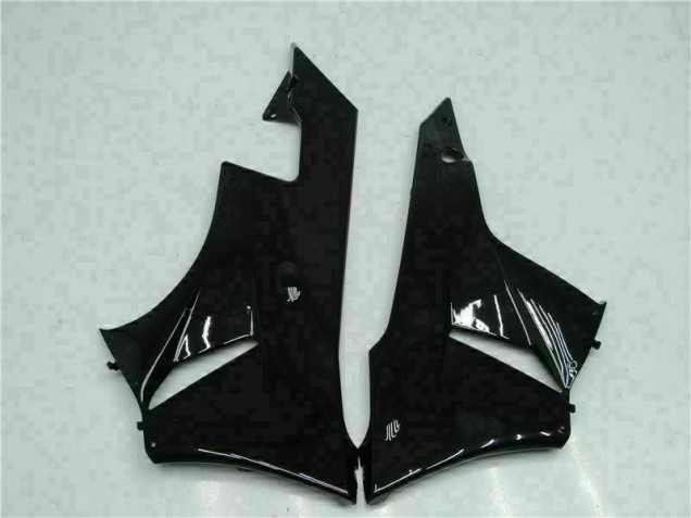Negro Blanco Ninja 636 Carenado Moto Kawasaki ZX6R 09-12 Negro Blanco Ninja 636 Carenado Moto Kawasaki ZX6R 09-12