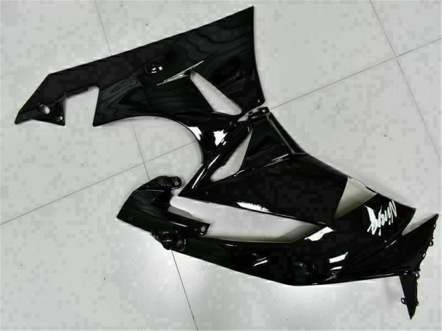 Negro Blanco Ninja Carenado Moto Kawasaki ZX6R 09-12 Negro Blanco Ninja Carenado Moto Kawasaki ZX6R 09-12