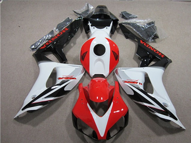 Negro Blanco Rojo Fireblade Carenado Moto Honda CBR 1000 RR 06-07 Negro Blanco Rojo Fireblade Carenado Moto Honda CBR 1000 RR 06-07