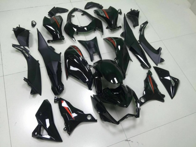 Negro Carenado Moto Kawasaki Z800 13-16 Negro Carenado Moto Kawasaki Z800 13-16
