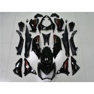 Negro Carenado Moto Kawasaki Z800 13-16