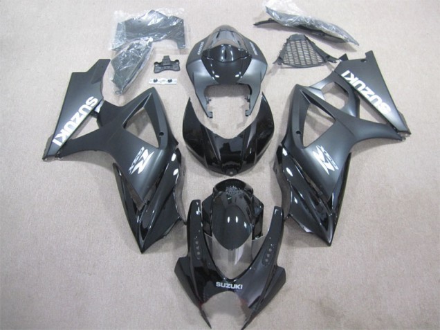 Negro Carenado & Plástico Moto Suzuki GSXR 1000 K7 07-08 Negro Carenado & Plástico Moto Suzuki GSXR 1000 K7 07-08