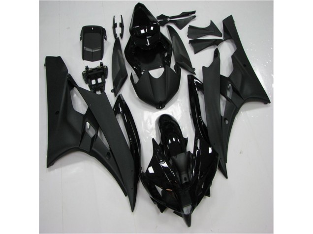 Negro Carenado & Plástico Moto Yamaha R6 06-07 Negro Carenado & Plástico Moto Yamaha R6 06-07