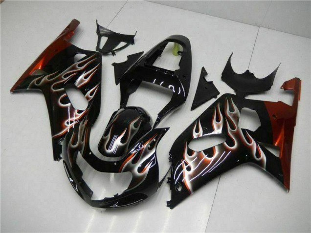 Negro Carrocería Motocicletas Suzuki GSXR 600 / 750 K1 K2 K3 01-03 Negro Carrocería Motocicletas Suzuki GSXR 600 / 750 K1 K2 K3 01-03
