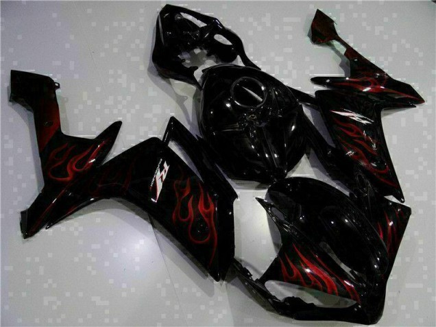 Negro Carrocería Motocicletas Yamaha R1 07-08 Negro Carrocería Motocicletas Yamaha R1 07-08