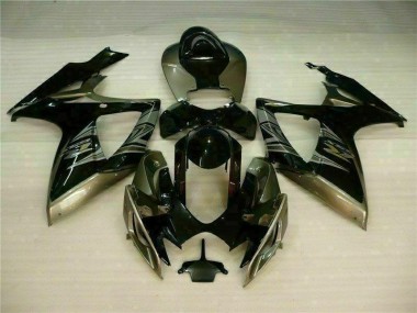 Negro Gris Kit Carenado Moto Suzuki GSXR 600 / 750 K6 06-07