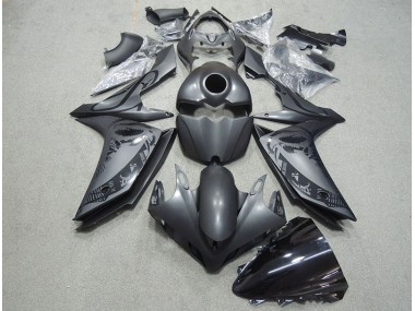 Negro Inyección Kits Carenado Moto Yamaha R1 07-08