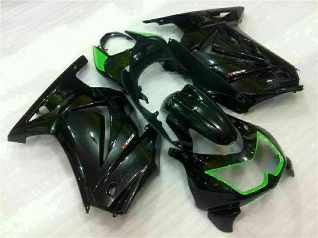 Negro Kit ABS Carenado Motocicleta Kawasaki EX250 08-12 Negro Kit ABS Carenado Motocicleta Kawasaki EX250 08-12
