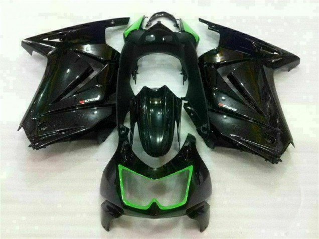 Negro Kit ABS Carenado Motocicleta Kawasaki EX250 08-12 Negro Kit ABS Carenado Motocicleta Kawasaki EX250 08-12