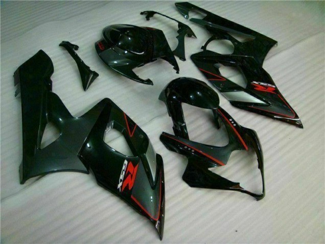 Negro Kit ABS Carenado Motocicleta Suzuki GSXR 1000 K5 05-06 Negro Kit ABS Carenado Motocicleta Suzuki GSXR 1000 K5 05-06