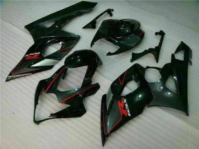 Negro Kit ABS Carenado Motocicleta Suzuki GSXR 1000 K5 05-06 Negro Kit ABS Carenado Motocicleta Suzuki GSXR 1000 K5 05-06