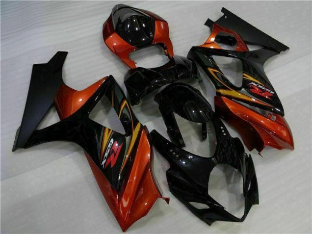 Negro Kit ABS Carenado Motocicleta Suzuki GSXR 1000 K7 07-08 Negro Kit ABS Carenado Motocicleta Suzuki GSXR 1000 K7 07-08