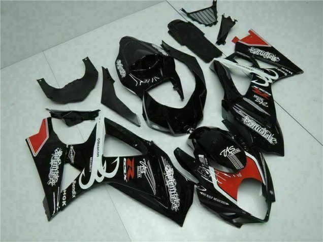 Negro Kit Carenado ABS Completo Suzuki GSXR 1000 K7 07-08 Negro Kit Carenado ABS Completo Suzuki GSXR 1000 K7 07-08
