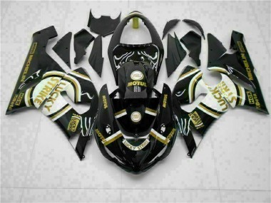 Negro Kit Carenado Moto Kawasaki ZX6R 05-06