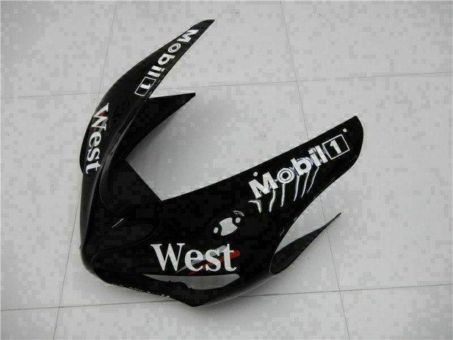 Negro Kit Completo Carenado Moto Kawasaki ZX6R 05-06 Negro Kit Completo Carenado Moto Kawasaki ZX6R 05-06