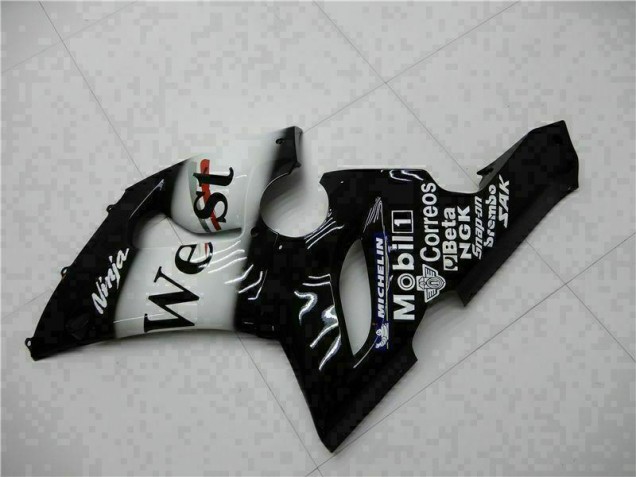 Negro Kit Completo Carenado Moto Kawasaki ZX6R 05-06 Negro Kit Completo Carenado Moto Kawasaki ZX6R 05-06