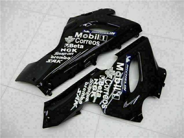 Negro Kit Completo Carenado Moto Kawasaki ZX6R 05-06 Negro Kit Completo Carenado Moto Kawasaki ZX6R 05-06