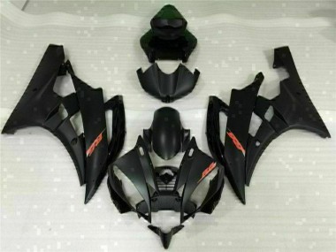 Negro Kit Completo Carenado Moto Yamaha R6 06-07