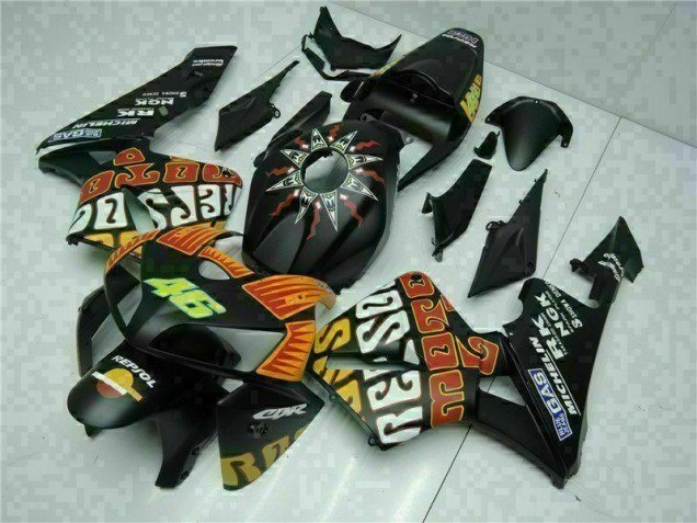 Negro Kits Completo Carenado Moto ABS Honda CBR 600 RR 05-06 Negro Kits Completo Carenado Moto ABS Honda CBR 600 RR 05-06
