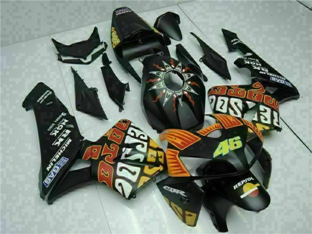 Negro Kits Completo Carenado Moto ABS Honda CBR 600 RR 05-06 Negro Kits Completo Carenado Moto ABS Honda CBR 600 RR 05-06